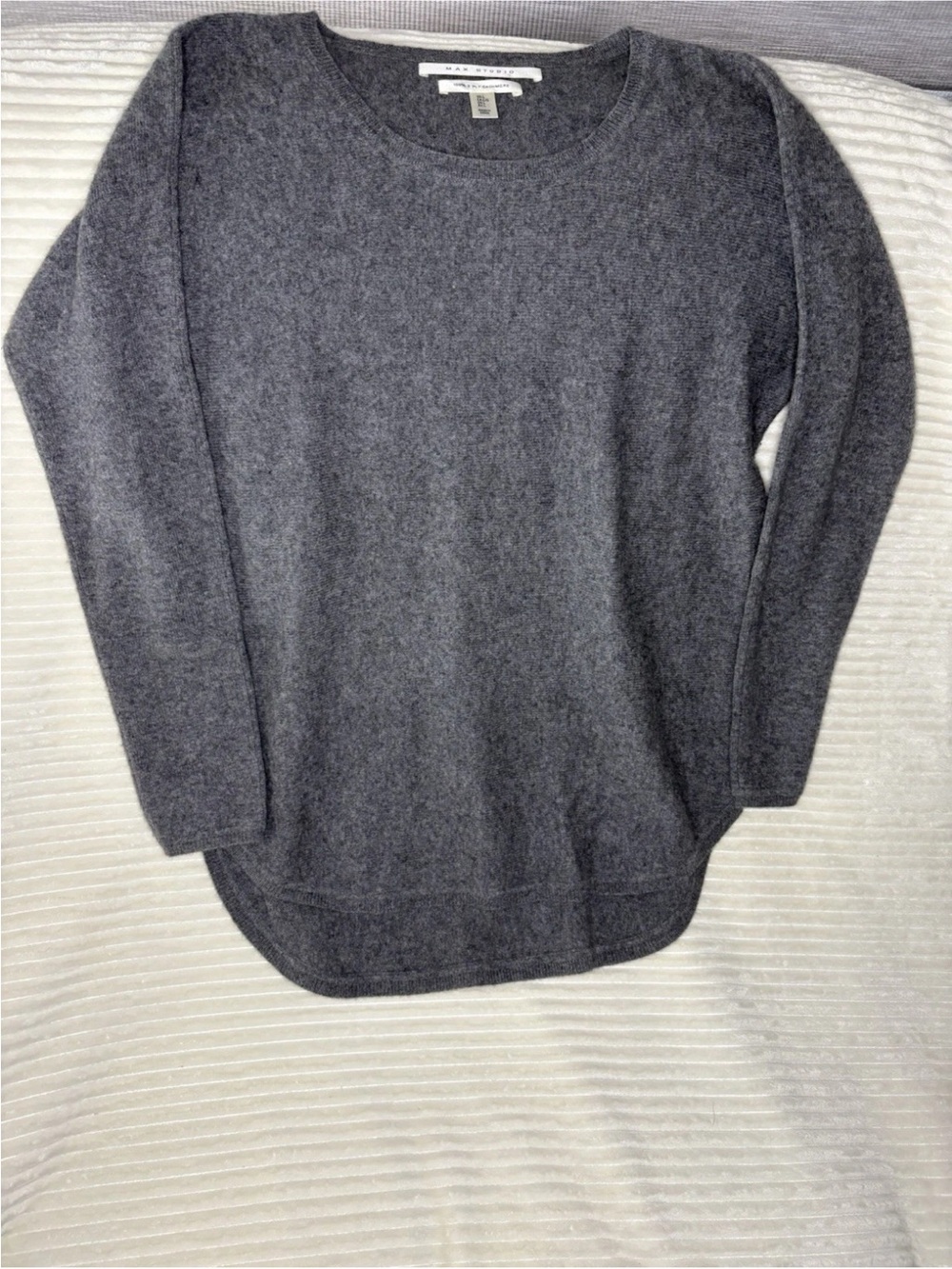 Max Studio Womens 100% Cashmere Shirt in a Size L